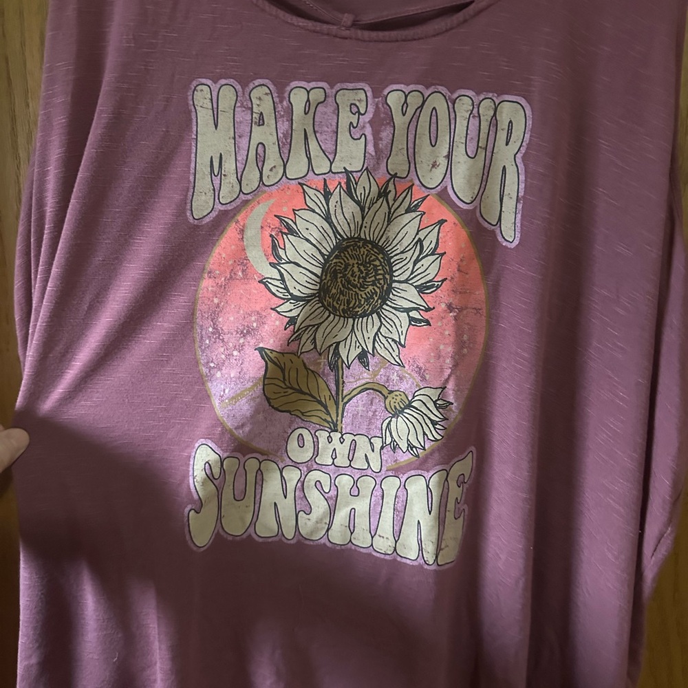 Women's Purple Graphic Tank Top - Picture 2 of 4